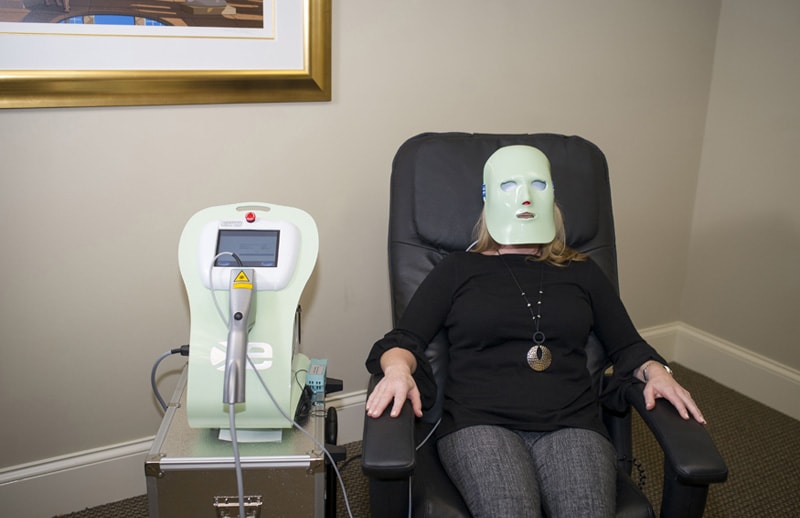 A woman wearing a mask | Dry Eye Syndrome